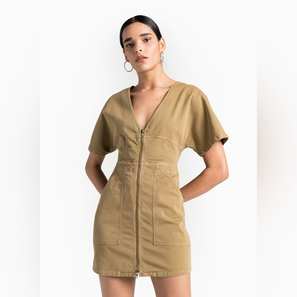A.L.C. Novak Utility Zip Mini Dress